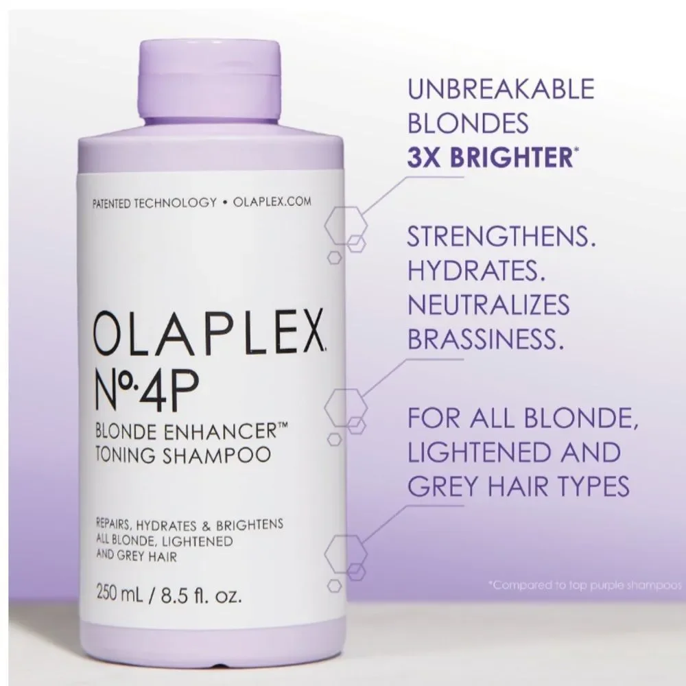 Olaplex No.4P Blonde Enhancer Toning Shampoo
